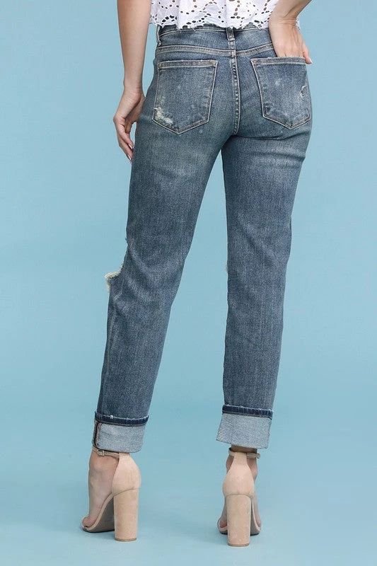 Iris & Rainbow Boutique #81 Beach Splash Judy Blue Boyfriend Jeans 9 Iris & Rainbow Boutique #81 Beach Splash Judy Blue Boyfriend Jeans