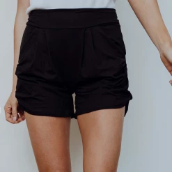 Iris & Rainbow Boutique New Arrivals #C179 Harem Shorts (black).