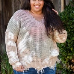 Boutique Simplified New Arrivals You Found Me Frayed Sweater