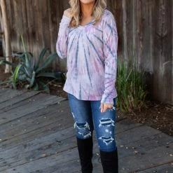 Boutique Simplified Rays Of Hope Long Sleeve Top New Arrivals