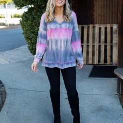 Boutique Simplified Easy Days Ahead Long Sleeve Top New Arrivals