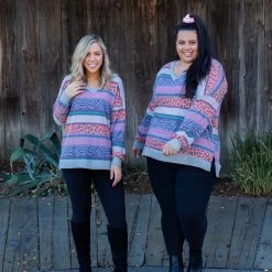 Boutique Simplified Saved By The Bell Long Sleeve Top