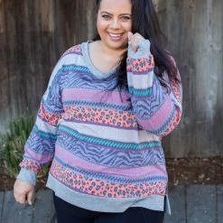 Boutique Simplified Saved By The Bell Long Sleeve Top