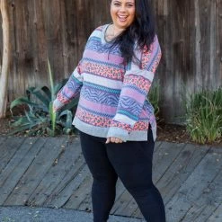 Boutique Simplified Saved By The Bell Long Sleeve Top