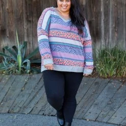 Boutique Simplified Saved By The Bell Long Sleeve Top