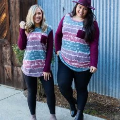 Boutique Simplified Part The Seas Waffle Knit Top New Arrivals