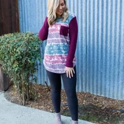 Boutique Simplified Part The Seas Waffle Knit Top New Arrivals