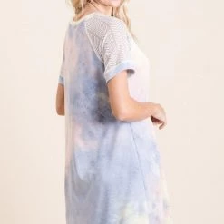 Boutique Simplified Unicorn Tie Dye Raglan Dress New Arrivals