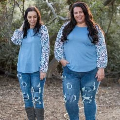 Boutique Simplified New Arrivals Delightfully Spotted Raglan Top