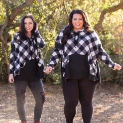 Boutique Simplified New Arrivals Check Me If You Can Knit Sweater