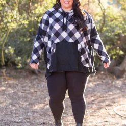 Boutique Simplified New Arrivals Check Me If You Can Knit Sweater