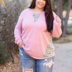 Boutique Simplified New Arrivals Feeling Frisky Long Sleeve Top