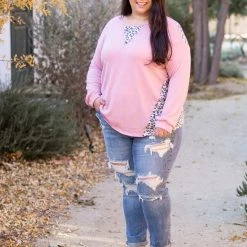 Boutique Simplified New Arrivals Feeling Frisky Long Sleeve Top