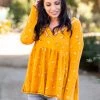 Boutique Simplified Golden Sunrise Babydoll Top New Arrivals 2 Boutique Simplified Golden Sunrise Babydoll Top New Arrivals