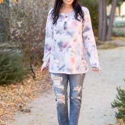 Boutique Simplified New Arrivals Angelic Vibes Long Sleeve Top