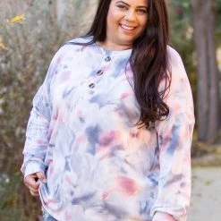 Boutique Simplified New Arrivals Angelic Vibes Long Sleeve Top