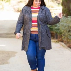 Boutique Simplified New Arrivals Conceal & Carry Windbreaker Jacket