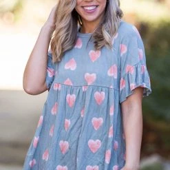 Boutique Simplified Love Bug Babydoll Tunic New Arrivals