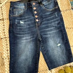 Iris & Rainbow Boutique #N312 Heat Waves Risen Bermuda Shorts