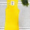 Iris & Rainbow Boutique #M363 Ribbed Racerback Tank (Yellow) New Arrivals