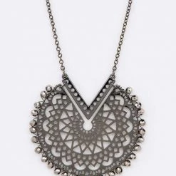 Boutique Simplified New Arrivals Mandala Pendant Necklace
