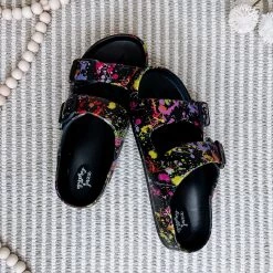 Iris & Rainbow Boutique #N320 Mama Mia Shoes (Black Multi) *DOORBUSTER* New Arrivals
