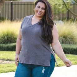 Boutique Simplified New Arrivals Hot Cocoa Sweater Tank