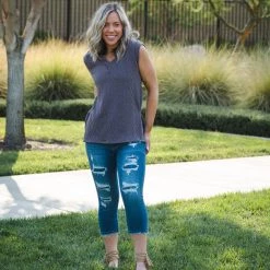 Boutique Simplified New Arrivals Hot Cocoa Sweater Tank