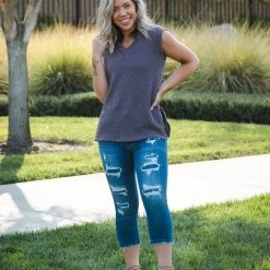 Boutique Simplified New Arrivals Hot Cocoa Sweater Tank