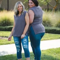 Boutique Simplified New Arrivals Hot Cocoa Sweater Tank