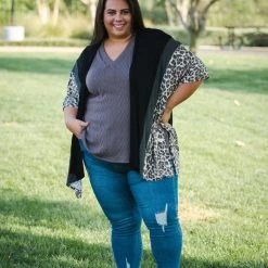 Boutique Simplified Draped With Fashion Cardigan