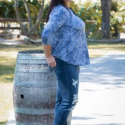 Boutique Simplified New Arrivals Stormy Skies 3/4 Sleeve Gabby