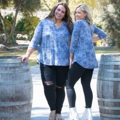 Boutique Simplified New Arrivals Stormy Skies 3/4 Sleeve Gabby