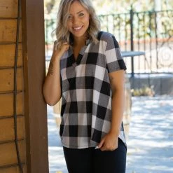 Boutique Simplified New Arrivals Blessed & Dressed In Ivory Plaid