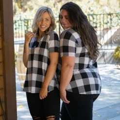 Boutique Simplified New Arrivals Blessed & Dressed In Ivory Plaid
