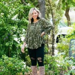 Boutique Simplified Falling For You Woven Top New Arrivals