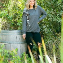 Boutique Simplified Sacred Rose Pullover
