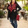 Boutique Simplified New Arrivals Plaid Forever Fleece Vest