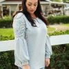 Boutique Simplified Silver Lining Long Sleeve Top New Arrivals 2 Boutique Simplified Silver Lining Long Sleeve Top New Arrivals
