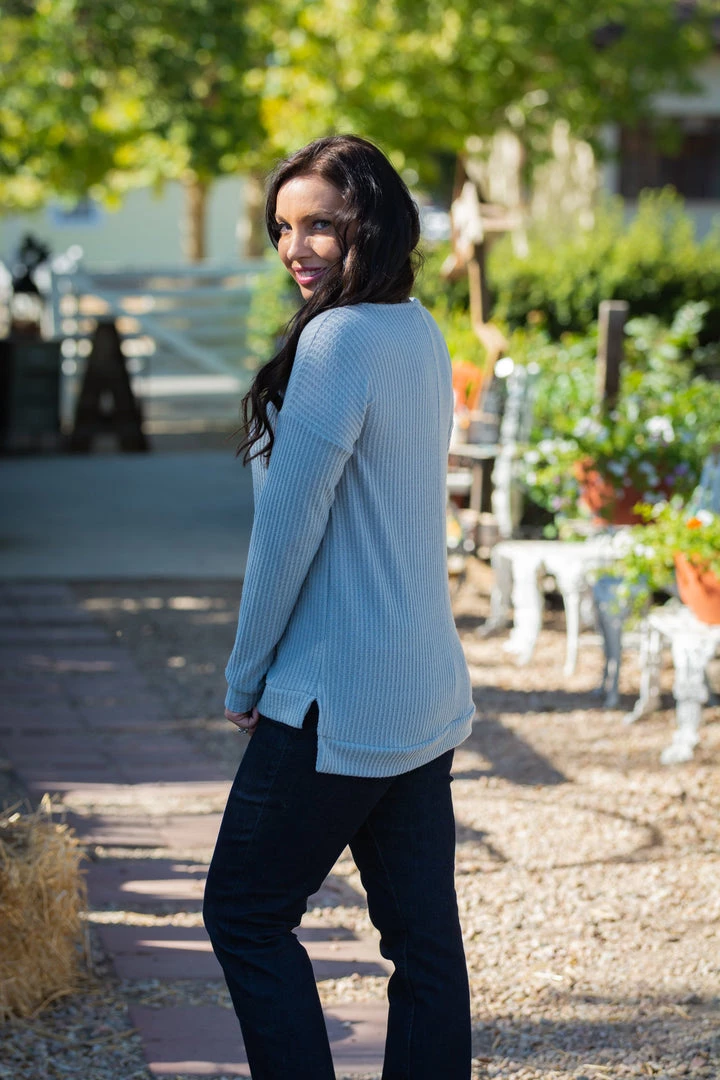 Boutique Simplified Lustful Waffle Knit Stone Top New Arrivals 6 Boutique Simplified Lustful Waffle Knit Stone Top New Arrivals