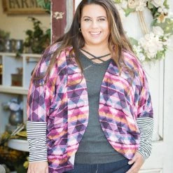 Boutique Simplified Serena Open Face Cardigan