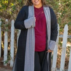 Boutique Simplified Inspired By Beauty Thumbhole Duster New Arrivals