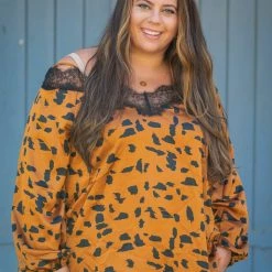 Boutique Simplified October Nights Off The Shoulder Top