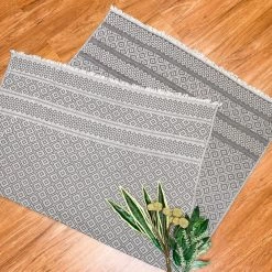 Iris & Rainbow Boutique #M578 Throw Blanket Diamond Jacquard Turkish Towel 40x72