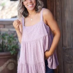 Boutique Simplified Blissful Blooms Tiered Tank New Arrivals