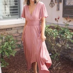 Boutique Simplified Classy And Sassy Handkerchief Dress