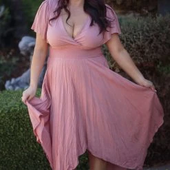 Boutique Simplified Classy And Sassy Handkerchief Dress