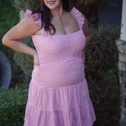 Boutique Simplified Picnic Party Sleeveless Dress