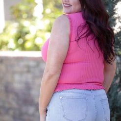 Boutique Simplified Coral Reef Solid Knit Top