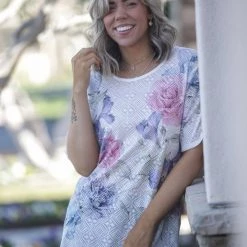 Boutique Simplified Sound Of Silence Short Sleeve Top